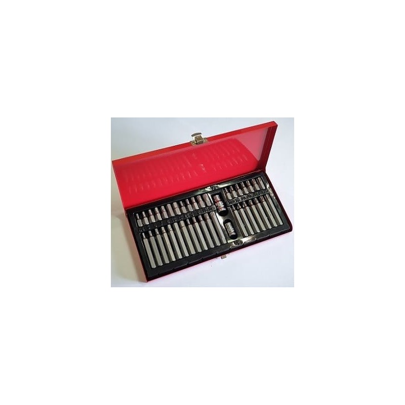 Zestaw bitów 40 el hex torx spline