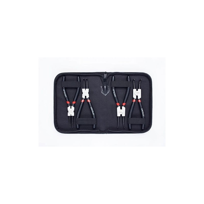 Zestaw szczypiec segera 7 końcówki precyzyjne toczone 180mm