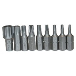 Klucze nasadowe torx 1/2'' - zestaw 23 elem.