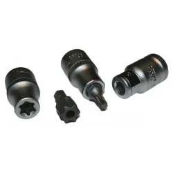 Nástrčné kľúče Torx 1/2'' - sada 23 kusov.