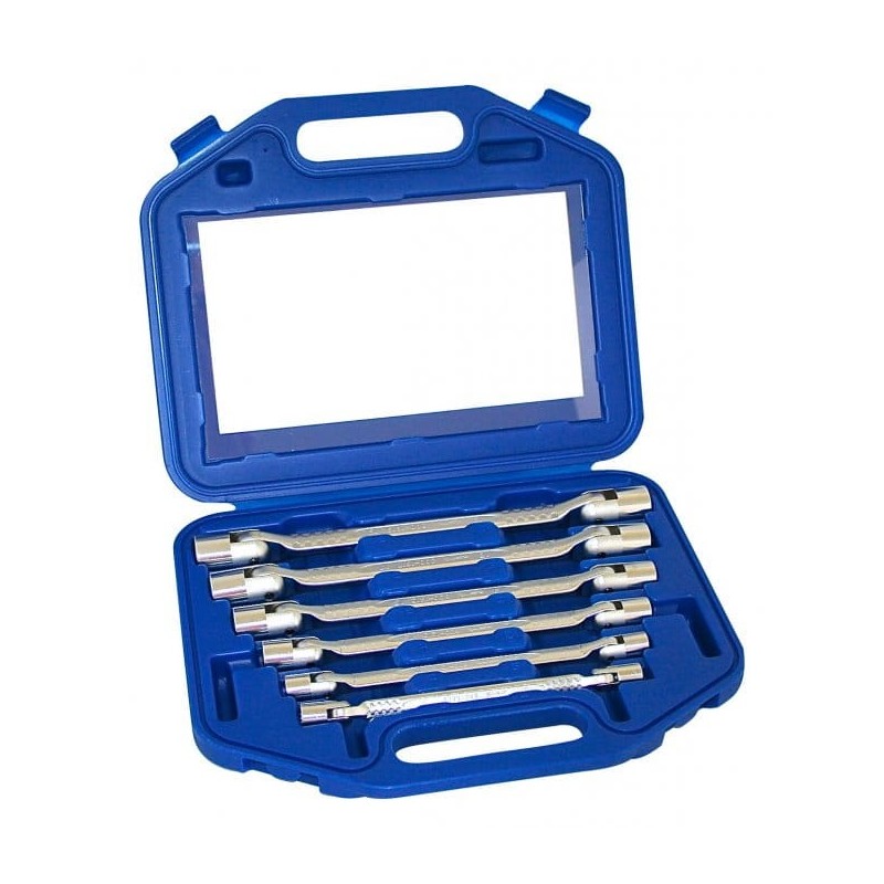 Klucze nasadowe przegubowe 12kąt.rozm 8-19