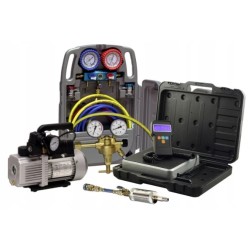 Zestaw napełniania układu klimatyzacji spr szczelnośći