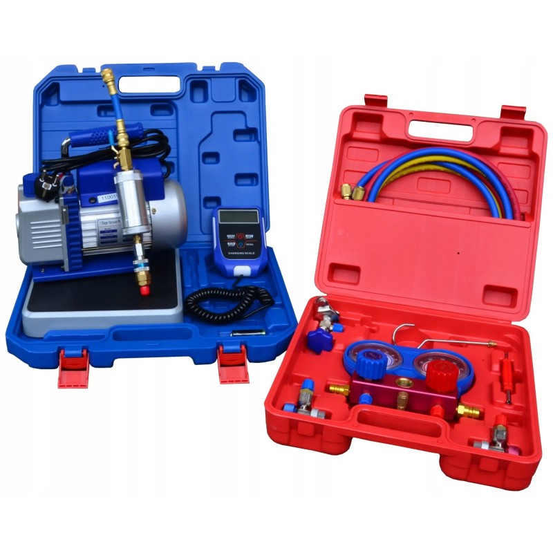 Zestaw do napełniania klimatyzacji mobilny