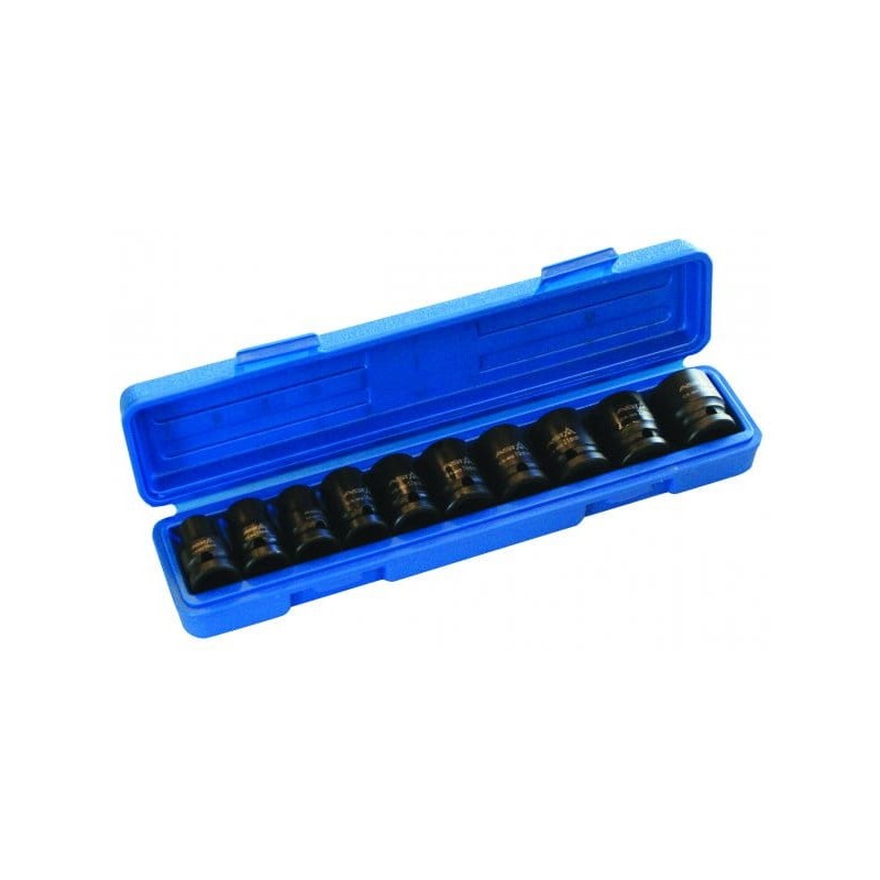 Nasadki udarowe kute 1 2 10-24mm 10 szt zestaw