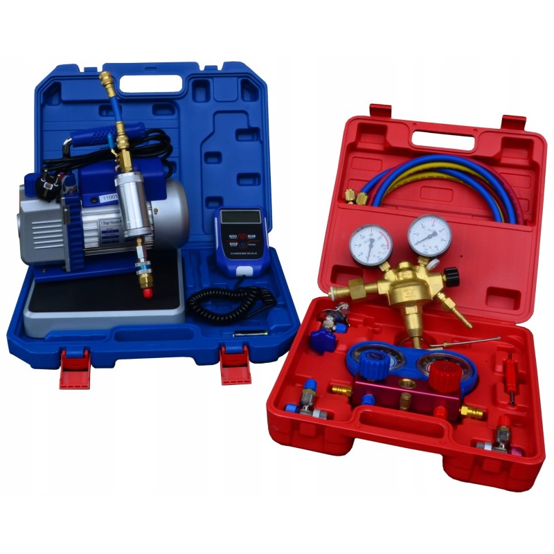 Zestaw do napełniania i sprawdzania szczelności