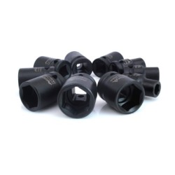 Nasadki udarowe kute 1/2 " 10-24mm 10 szt zestaw