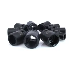 Nasadki udarowe kute 1/2 " 10-24mm 10 szt zestaw