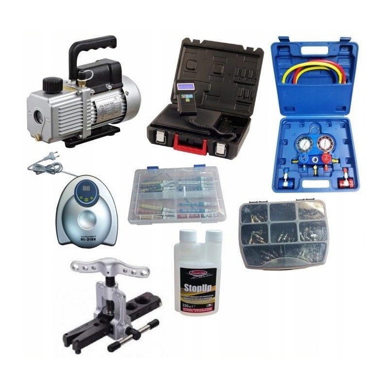 Pompa waga praska manometry olej klimatyzacja