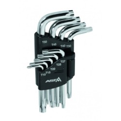 Klucze torx kpl. /krótkie z otworem/