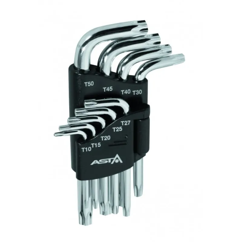 Klucze torx kpl. krótkie z otworem