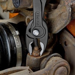 Szczypce twingrip 200mm chwytające czołowo z wyżłobieniem na rurkę