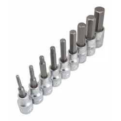 Zestaw kluczy nasadowych imbus hex 1/2"