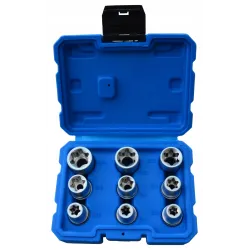 Zestaw nasadek torx wewnetrzny e10 e24 9szt etorxy