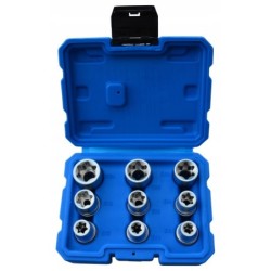 Zestaw nasadek torx wewnetrzny e10 e24 9szt etorxy