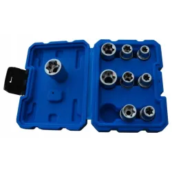 Zestaw nasadek torx wewnetrzny e10 e24 9szt etorxy