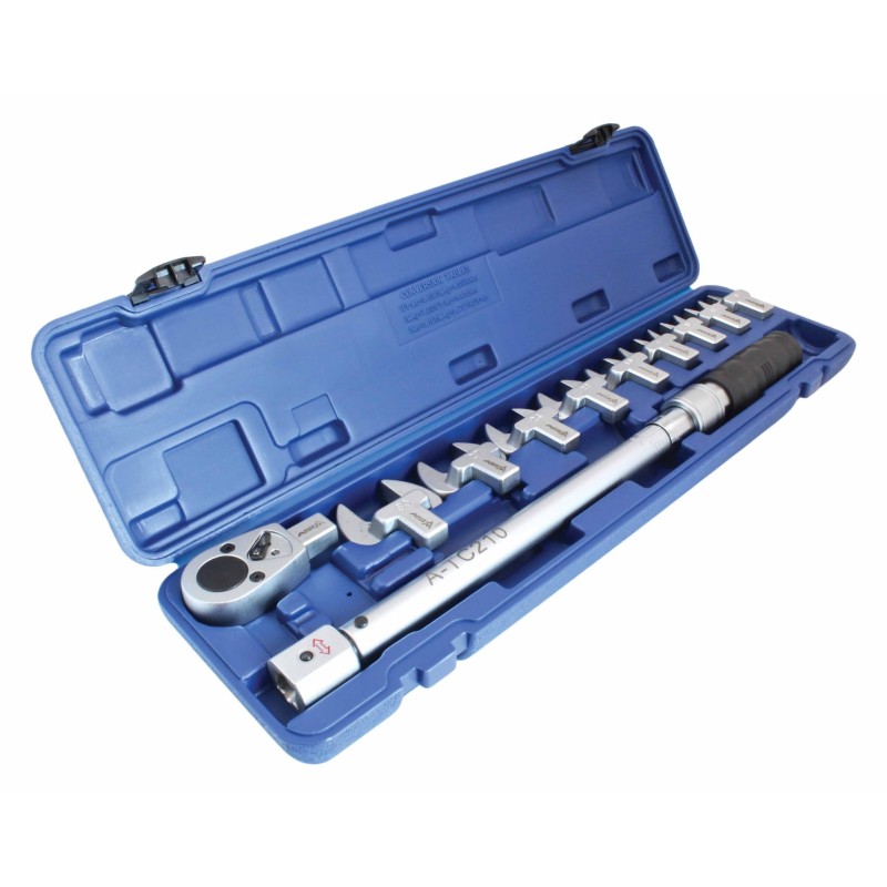 Klucz dynamometryczny z wym. końcówkami 40-210nm 1 2