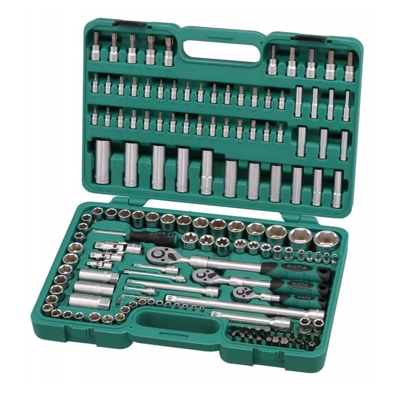 Zestaw kluczy nasadowych 155 el. honiton