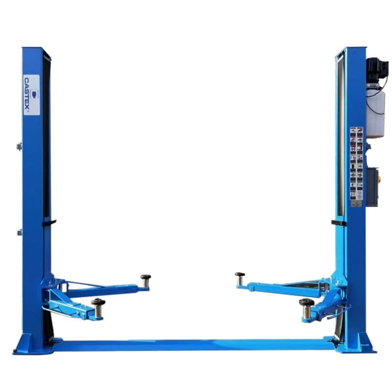 Podnośnik dwukolumnowy automatyczny 4t łączony dołem qjy 4.0-d6a