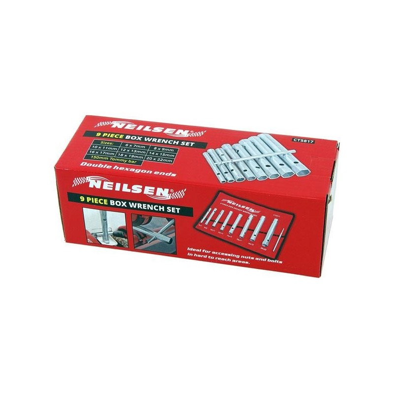 Zestaw kluczy rurkowych dwustronnych 6-22mm