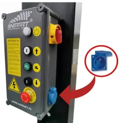 Podnośnik dwukolumnowy normet 4 T 230v/400v
