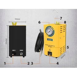 Dymny tester szczelności układów generator dymu sdt202
