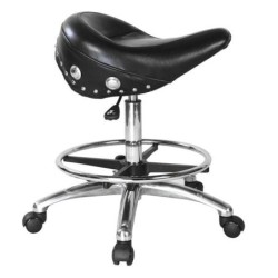 Pohodlná teleskopická stolička k pracovnému stolu (harley-davidson)