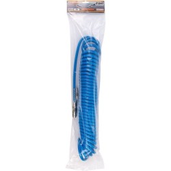 Pneumatyczny przewód spiralny wąż z szybkozłączami 10m