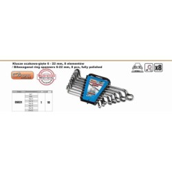 Klucze ocz-gięte corona 6-22mm 8 elem.