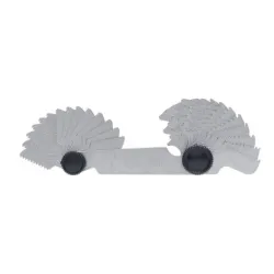 Metric thread gauge 0.25mm - 6mm 60 degree crest