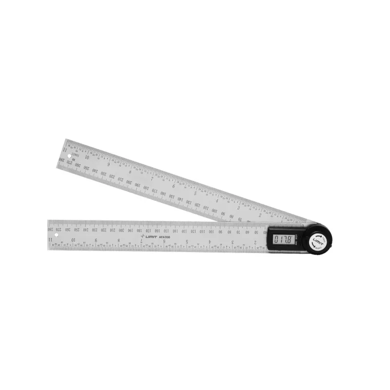Cyfrowy kątomierz z przymiarem liniowym 280mm