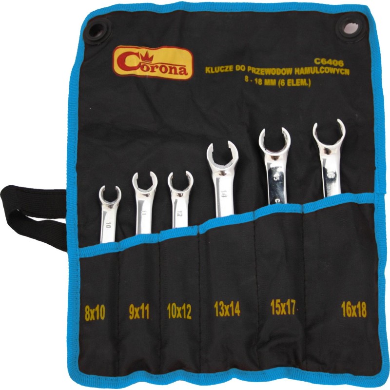 Klucze do przewodów hamulcowych 8-18 mm corona