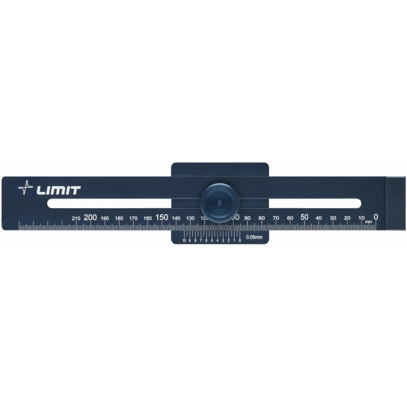 Przymiar traserski aluminiowy limit 200mm