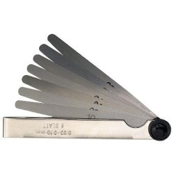 Szczeliniomierz płytkowy 20 płytek -0.05-1.00mm limit