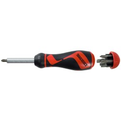 1/4" interchangeable bit screwdriver with magnet teng tools