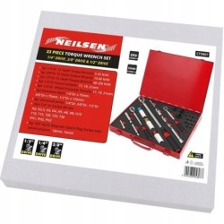 Klucz dynamometryczny zestaw 5-25 10-60 40-220 nm nasadki bity