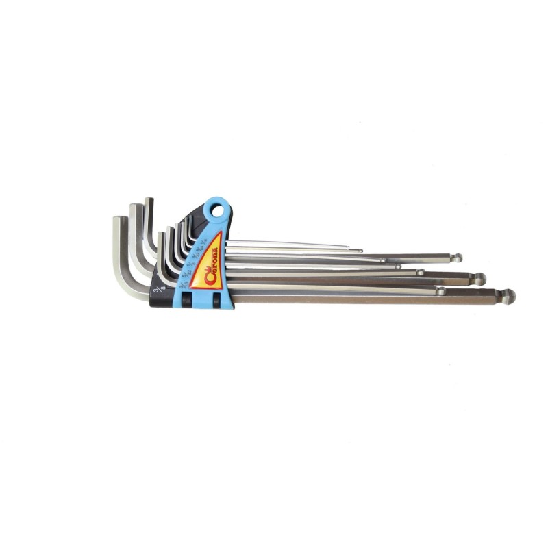 Imbusy calowe długie corona 1 16-3 8 c.v. 9 elem