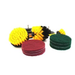 Zestaw szczotek do alufelg silnika pady szlifierskie