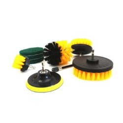 Zestaw szczotek do alufelg silnika pady szlifierskie