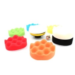 Zestaw gąbek do polerowania lakieru 80mm 9el