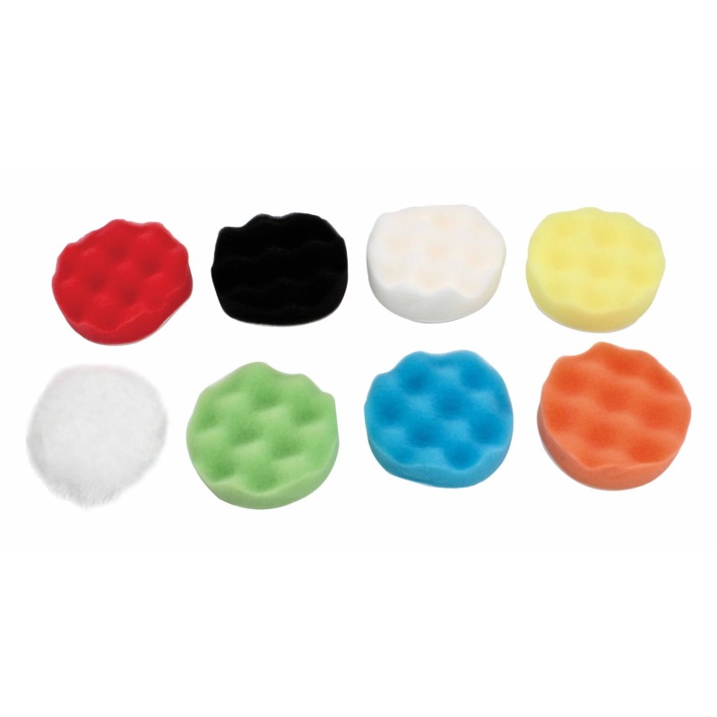 Zestaw gąbek polerskich pady na wiertarke 80mm