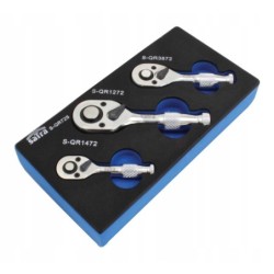 Zestaw grzechotka 3 sztuki 1/4 3/8 1/2 satra