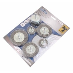 Zestaw szczotek drucianych stalowych 6szt