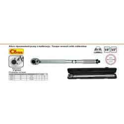 Klucz dynamometr1/4' 5-25 nm corona kalibracja