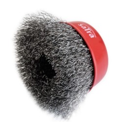 Szczotka do szlifierki kątowej z drutem falistym 100mm