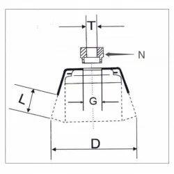 Szczotka do szlifierki kątowej z drutem falistym 100mm
