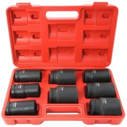 Zestaw nasadek udarowych 3/4″ 24-38 mm verke