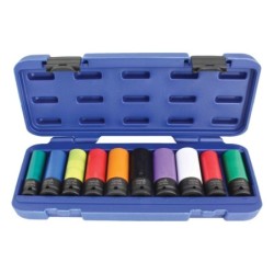 Nasadki udarowe do alufelg 1/2″ metryczne i calowe 10szt.