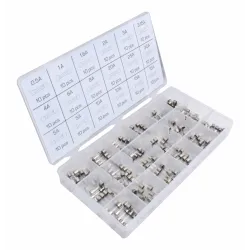 Sada sklenených poistiek 5x20mm 180ks