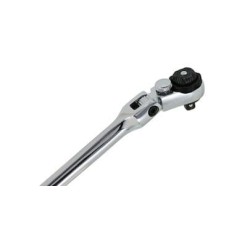 Grzechotka z blokadą pokrętła 1/4" elastyczna główka