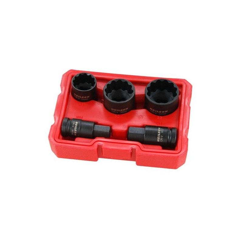 Zestaw nasadek udarowych do piast imbusy 14